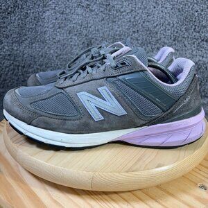 New Balance 990 v5 Running Shoe Womens Size 11 Wide Gray Suede Made in USA